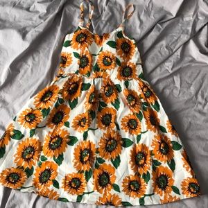 Sunflower Mini Dress